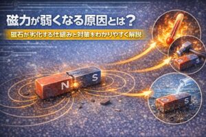 磁力が弱くなる原因とは?磁石が劣化する仕組みと対策をわかりやすく解説
