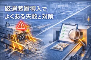 磁選装置導入でよくある失敗と対策